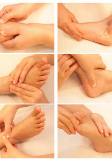 Как делать массаж стоп?