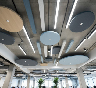Акустические потолки: когда стен недостаточно