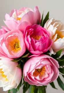 Букет пионов: как выбрать, ухаживать и создать идеальную композицию