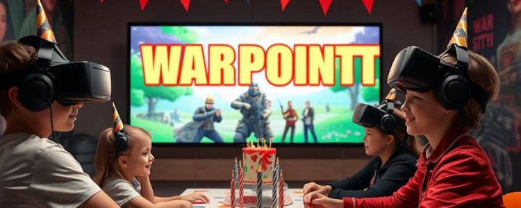 Организация детского дня рождения в парке виртуальной реальности WARPOINT