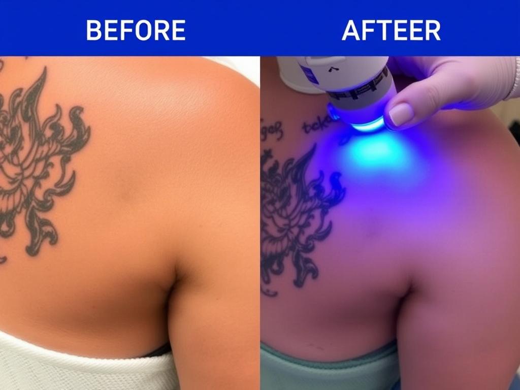 Removal of tattoos with a picosecond laser фото