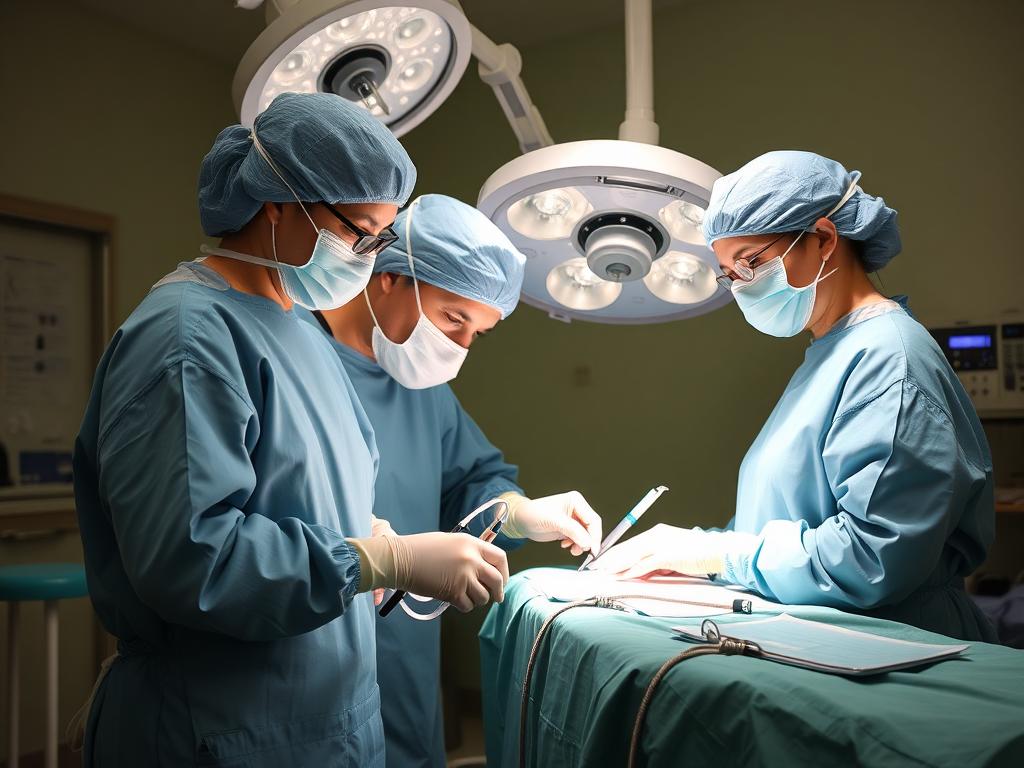 Preparation and procedure of surgery for oncogynecological diseasesфото