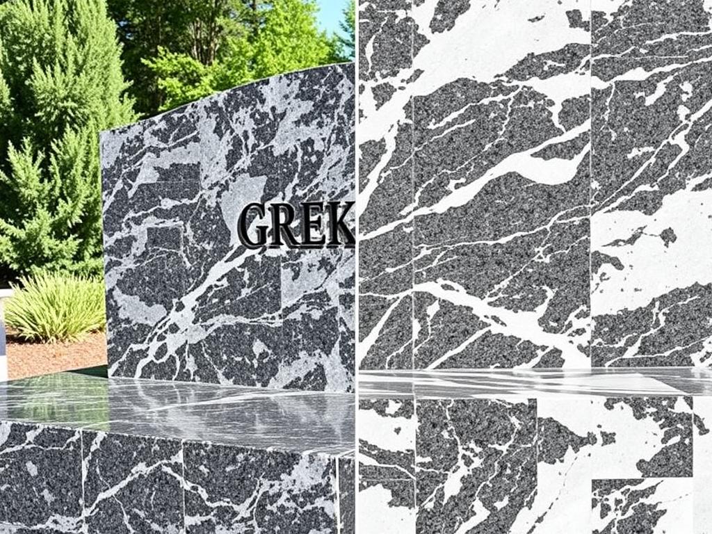 Granite vs. marble: which is better for a monumentфото