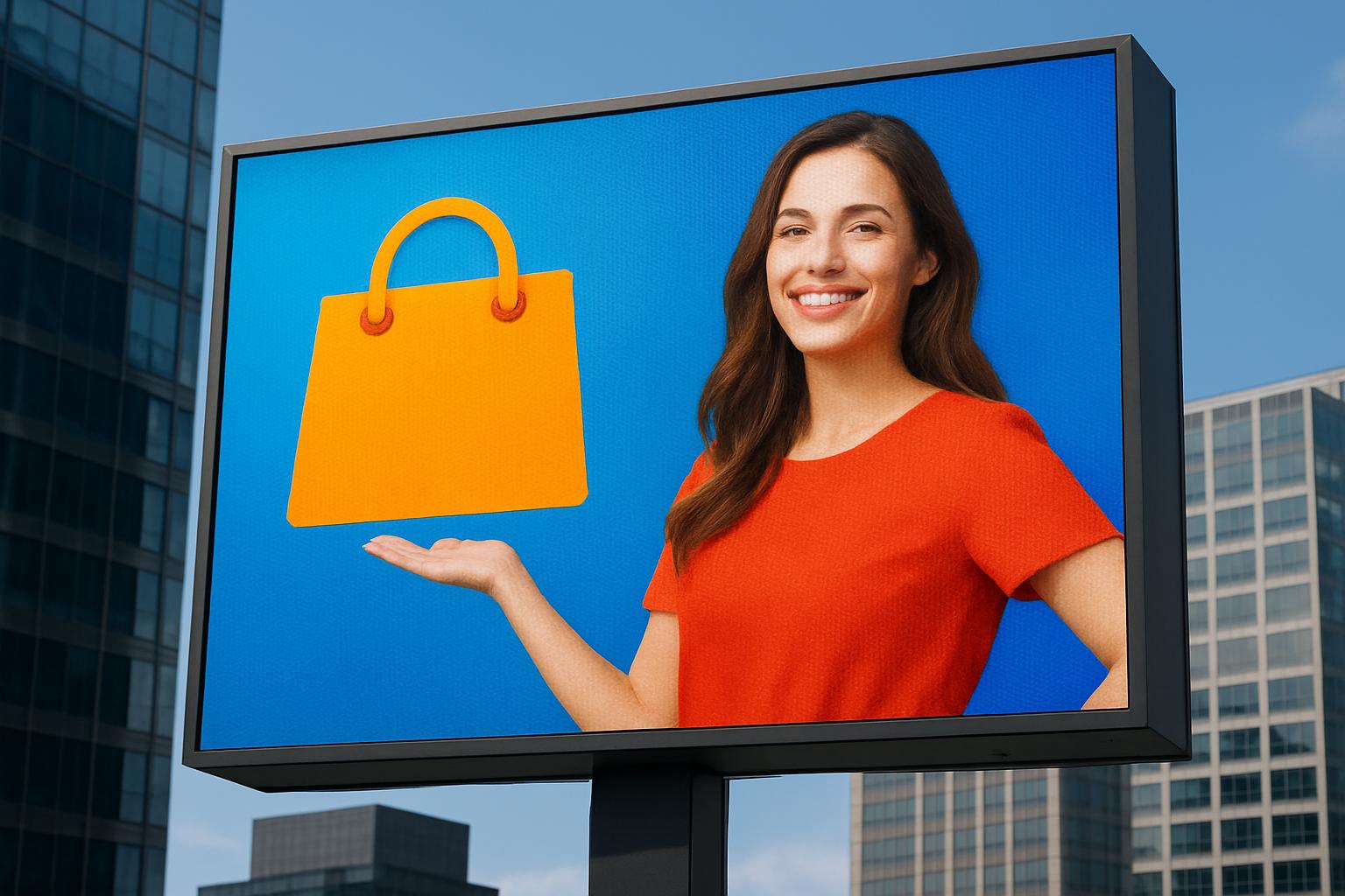 Электронное табло рекламы для бизнесафото