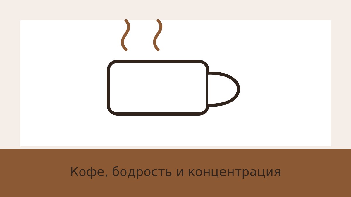 Кофе, бодрость и концентрация